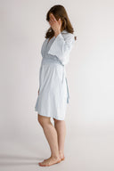 Gitte sky blue shirt dress
