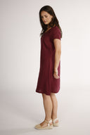 Hannalena plum linen dress