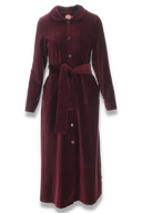 Joy burgundy babycord dress