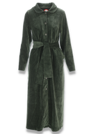 Joy khaki-green babycord dress