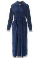 Joy navy blue baby corduroy coat / shirt dress