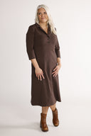 Kristine brown dress