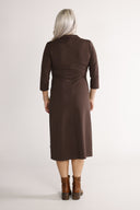 Kristine brown dress
