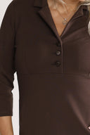 Kristine brown dress