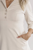 Kristine cream dress