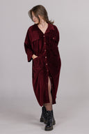 Lana burgundy baby corduroy jacket