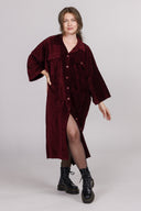 Lana burgundy baby corduroy jacket