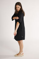 Lidunn black viscose dress
