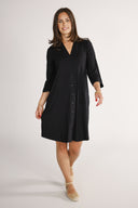 Lidunn black viscose dress