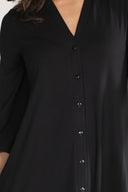 Lidunn black viscose dress