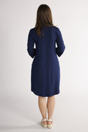 Lidunn blue viscose dress