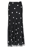 Lill skirt in black and white polka dots