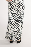 Lill skirt in black and white zebra