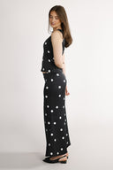 Lill skirt in black and white polka dots