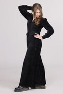 Malli black baby corduroy jumpsuit