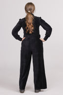 Malli black baby corduroy jumpsuit