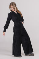Malli black baby corduroy jumpsuit