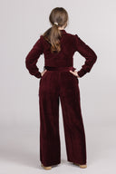 Malli burgundy baby corduroy jumpsuit