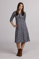 Margot blue floral dress