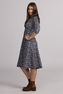 Margot blue floral dress