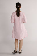 Mona light pink linen dress