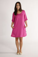 Mona pink cherry dress