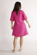 Mona pink cherry dress