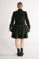 Mythe Kombo Green Velvet Dress