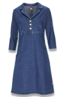 Synne mørk blå denimkjole