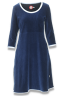 Nille navy blue baby corduroy dress