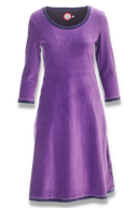 Nille purple baby corduroy dress