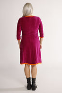 Nille dress in pink and orange