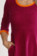 Nille dress in pink and orange