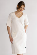 Anastasia cream-colored dress
