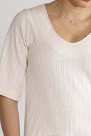 Anastasia cream-colored dress