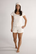 Odel cream-colored shawl