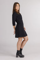 Olaug black short dress
