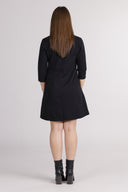 Olaug black short dress