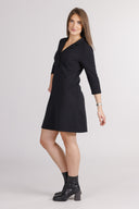 Olaug black short dress