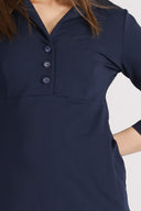 Olaug navy blue short dress