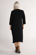 Olava black viscose dress