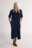 Olava blue viscose dress