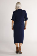 Olava blue viscose dress
