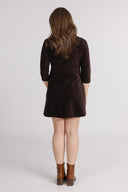 Olivia brown short dress