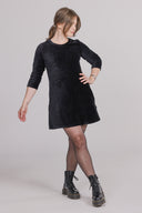 Olivia black short dress