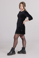 Olivia black short dress