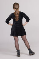 Olivia black short dress