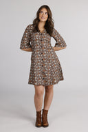 Pandora brown dress