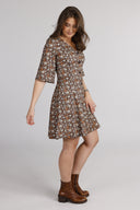Pandora brown dress