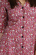 Pandora fuchsia red dress